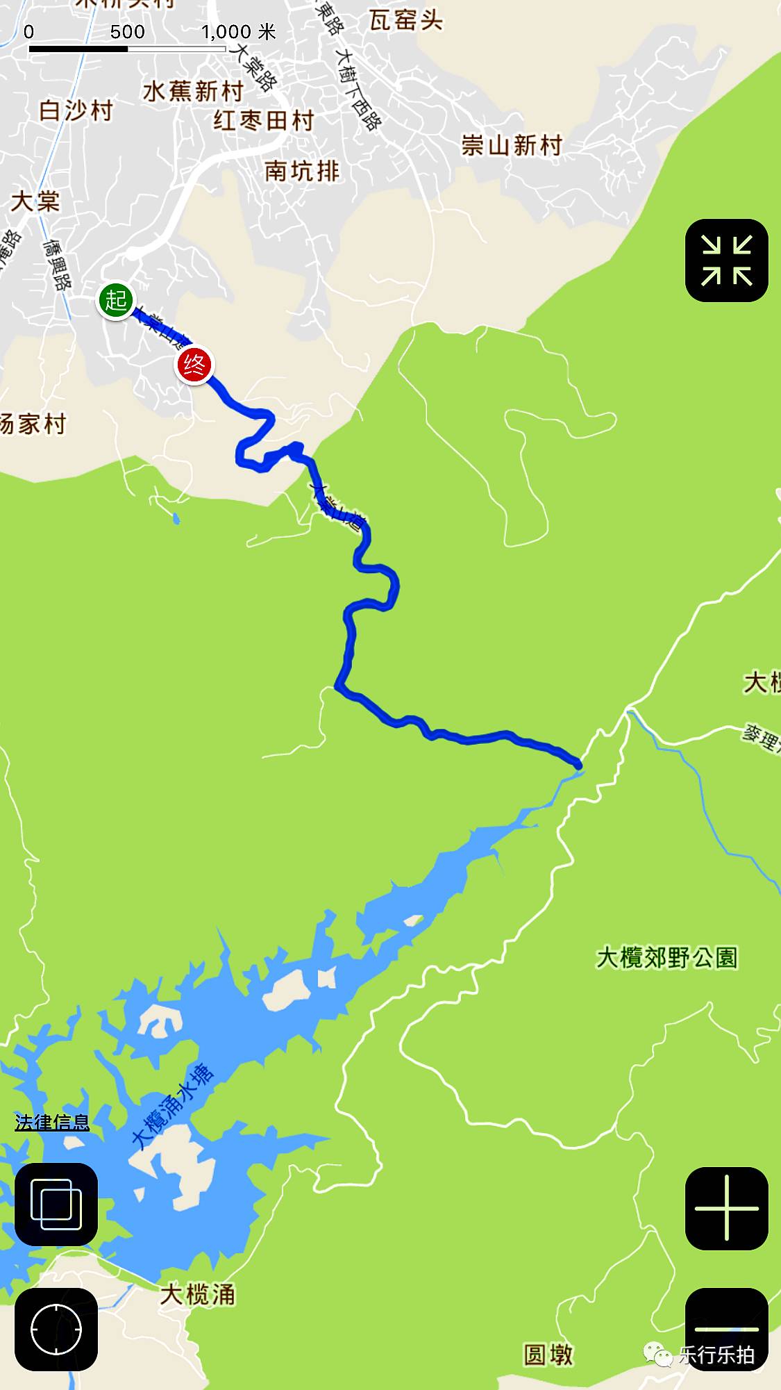 大棠赏红